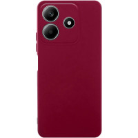 Чехол-силикон Getman Liquid Silk Full Camera Xiaomi Redmi Note 14 5G, марсала