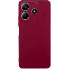 Чехол-силикон Getman Liquid Silk Full Camera Xiaomi Redmi Note 14 5G, марсала