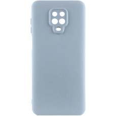 Чехол-силикон Getman Liquid Silk Full Camera Xiaomi Redmi Note 9 Pro / Note 9s голубой