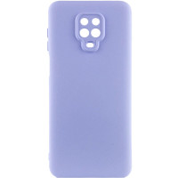 Чехол-силикон Getman Liquid Silk Full Camera Xiaomi Redmi Note 9 Pro / Note 9s сиреневый