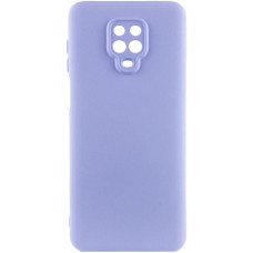 Чехол-силикон Getman Liquid Silk Full Camera Xiaomi Redmi Note 9 Pro / Note 9s сиреневый