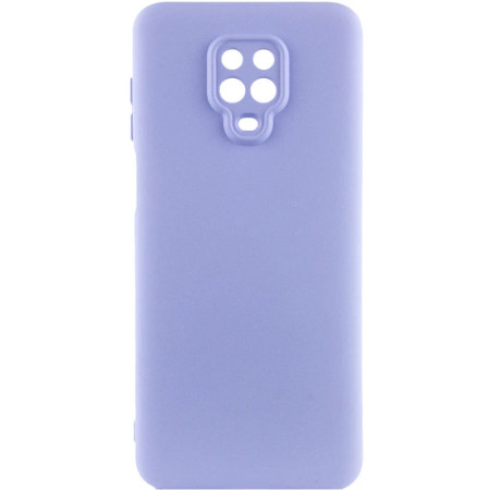 Чехол-силикон Getman Liquid Silk Full Camera Xiaomi Redmi Note 9 Pro / Note 9s сиреневый