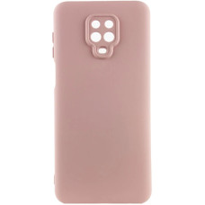 Чехол-силикон Getman Liquid Silk Full Camera Xiaomi Redmi Note 9 Pro / Note 9s, розовый песок