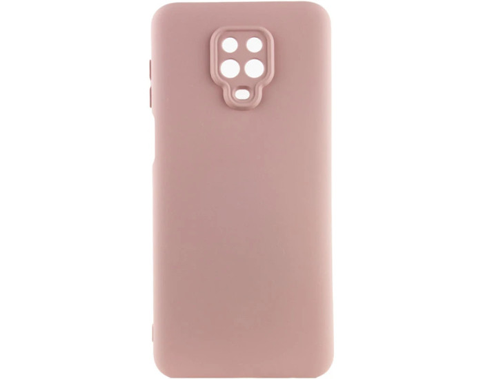 Чохол-силікон Getman Liquid Silk Full Camera Xiaomi Redmi Note 9 Pro / Note 9s, Рожевий пісок
