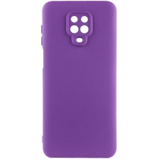 Чехол-силикон Getman Liquid Silk Full Camera Xiaomi Redmi Note 9 Pro / Note 9s фиолетовый