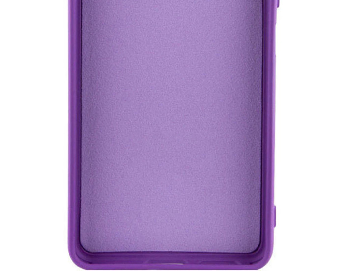 Чехол-силикон Getman Liquid Silk Full Camera Xiaomi Redmi Note 9 Pro / Note 9s фиолетовый