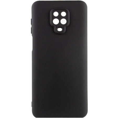 Чехол-силикон Getman Liquid Silk Full Camera Xiaomi Redmi Note 9 Pro / Note 9s черный