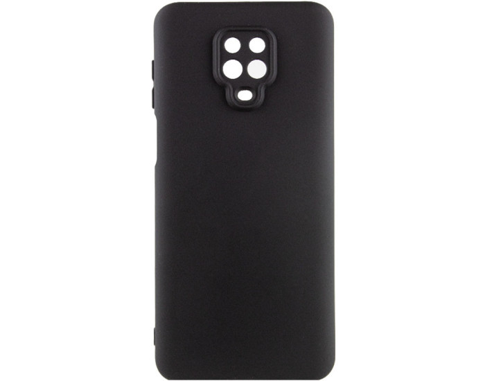 Чохол-силікон Getman Liquid Silk Full Camera Xiaomi Redmi Note 9 Pro / Note 9s чорний