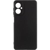 Чехол-силикон GETMAN Liquid Silk Full Camera для Motorola Moto G14, (Черный / Black)