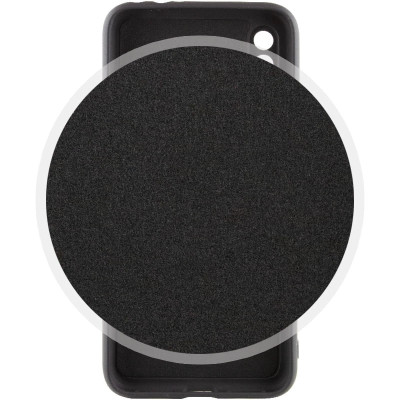 Чехол-силикон GETMAN Liquid Silk Full Camera для Motorola Moto G14, (Черный / Black)