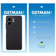 Чехол-силикон GETMAN Liquid Silk Full Camera для Infinix Smart 9 4G / Hot 50i- Черный
