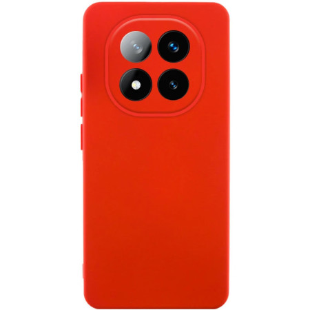 Чехол-силикон Getman Liquid Silk Full Camera Xiaomi Redmi Note 14 Pro 4G, красный