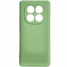 Чехол-силикон Getman Liquid Silk Full Camera Xiaomi Redmi Note 14 Pro 4G, фисташковый