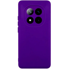 Чехол-силикон Getman Liquid Silk Full Camera Xiaomi Redmi Note 14 Pro 4G, ультра-фиолетовый