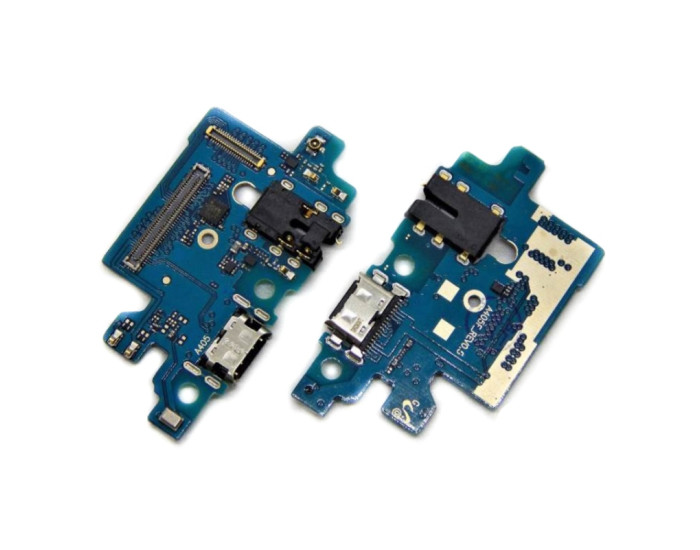 Шлейф для Samsung A405 A40, коннектора зарядки, с микрофоном, Copy