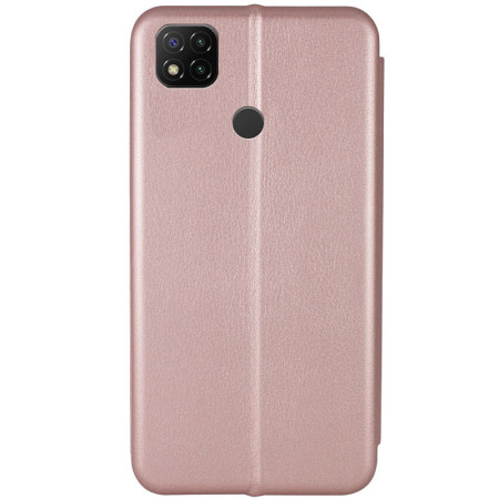 Чехол-книга 360 Xiaomi Redmi 9C / 10A, розовое золото