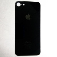 Задняя панель корпуса для iPhone 8, черная (Big Hole) (Класс B)