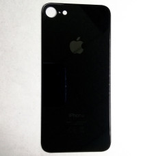 Задняя панель корпуса для iPhone 8, черная (Big Hole) (Класс B)