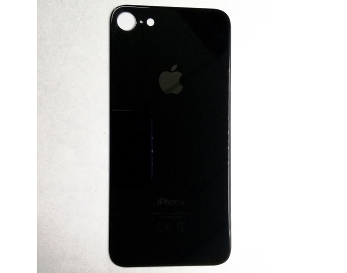 Задня панель корпуси для iPhone 8, чорна (Big Hole)