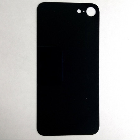 Задняя панель корпуса для iPhone 8, черная (Big Hole) (Класс B)