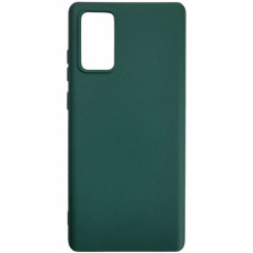Чехол-силикон Aspor Full Samsung Note 20 Ultra з мікрофіброю Зеленый