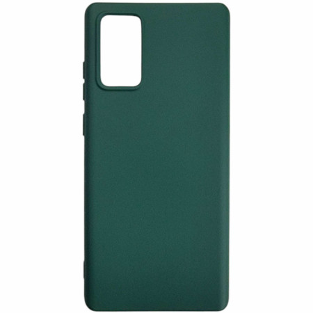 Чехол-силикон Aspor Full Samsung Note 20 Ultra з мікрофіброю Зеленый