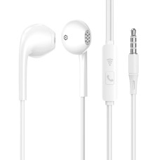 Навушники 3,5 Aspor A219 EarPods з мікрофоном. Білий