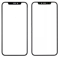 Стекло фронтальное с OCA-пленкой iPhone X / XS, черное, оригинал, Mitsubishi