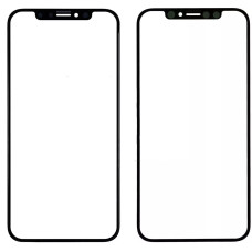 Стекло фронтальное с OCA-пленкой iPhone X / XS, черное, оригинал, Mitsubishi