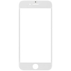 Стекло фронтальное c OCA-пленкой iPhone 8 Plus, белое, с рамкой, оригинал, Mitsubishi