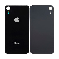 Задняя панель корпуса Apple iPhone XR, черный (Big Hole) (Класс B)