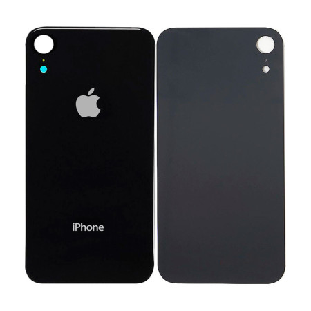 Задняя панель корпуса Apple iPhone XR, черный (Big Hole) (Класс B)