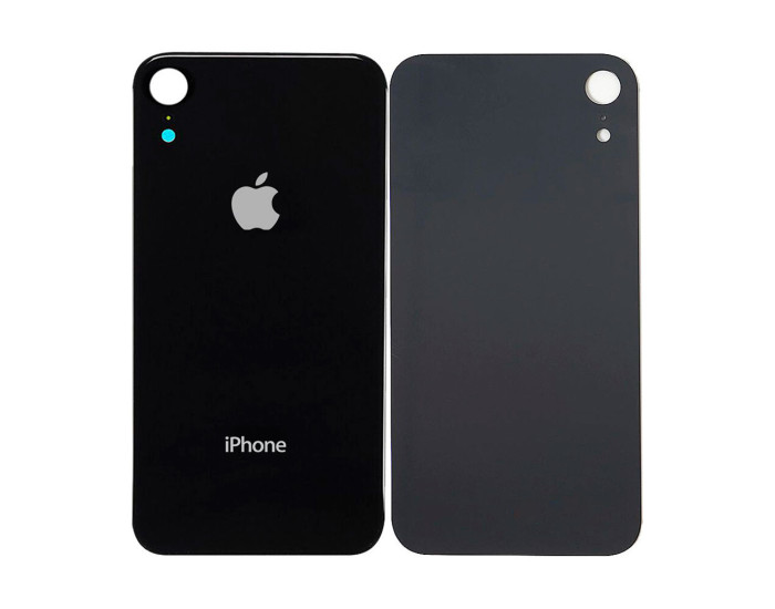 Задняя панель корпуса Apple iPhone XR, черный (Big Hole)