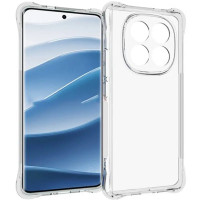 Чехол-силикон Getman Ease logo усиленные углы Redmi Note 14 Pro 4G, Прозрачный