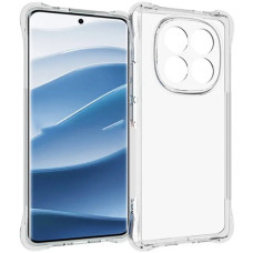 Чехол-силикон Getman Ease logo усиленные углы Redmi Note 14 Pro 4G, Прозрачный