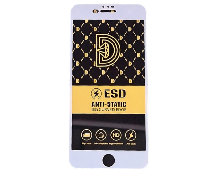 Защитное стекло OG HD Super Glass ESD iPhone 7 Plus /8 Plus 5D, White