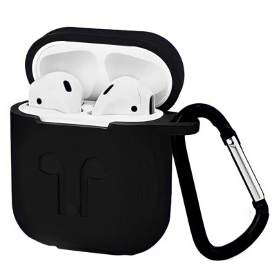 Чохол для AirPods Silicon Black
