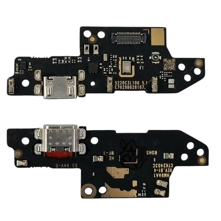 Шлейф для Xiaomi Redmi 9C, коннектора зарядки, с микрофоном, High Copy