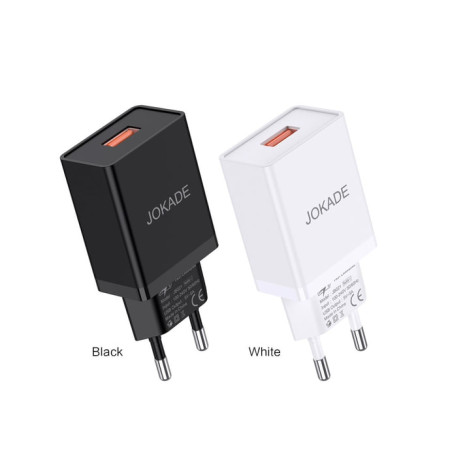 Сетевое зарядное устройство Jokade JB021 LEISA (5A / USB-A) Белый