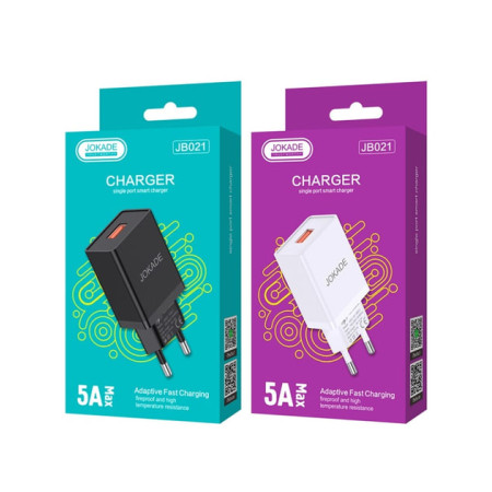 Сетевое зарядное устройство Jokade JB021 LEISA (5A / USB-A) Белый