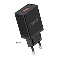 Мережеве зарядний пристрій Jokade JB021 LEISA (5A / USB-A) чорний