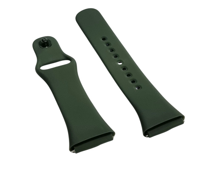 Ремешок силиконовый Xiaomi Redmi Watch 3 Lite / 3 Active Dark Green