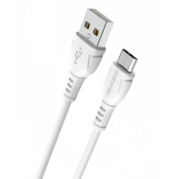 Кабель USB Borofone BX51 Triumph USB to Micro (2.4A/1m) White