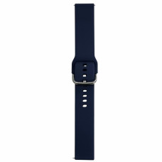 Ремешок для Samsung Watch Silicone 20mm (металлическая застежка) Темно-синий