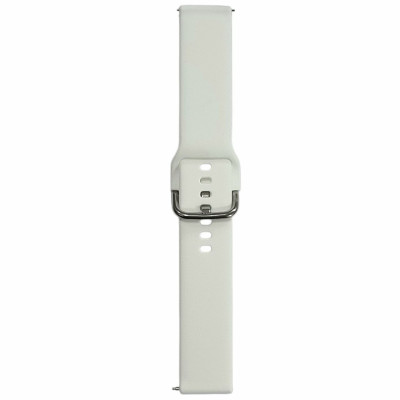 Ремешок для Smart Watch 20mm (металлическая застежка) белый