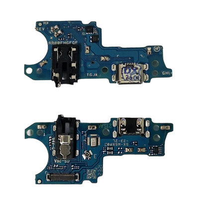 Шлейф для Samsung A035, Galaxy A03, конектора зарядки, конектора гарнітури з мікрофоном, High Copy