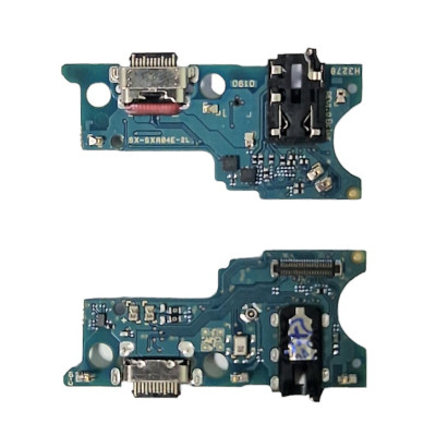 Шлейф для Samsung A042F, Galaxy A04e, конектора навушників, конектора зарядки, з мікрофоном, High Copy