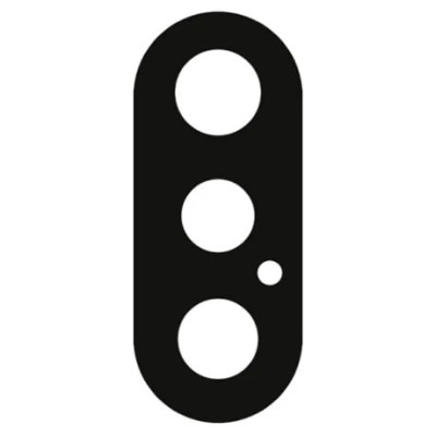 Скло камери для iPhone XS / XS Max, чорне