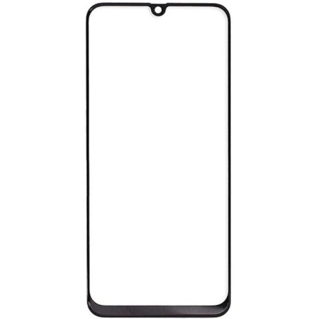 Стекло фронтальное с OCA пленкой Samsung A30 / A50 / A407 / M215 / M217 / M305 / M307 / M315, черное (Класс А)