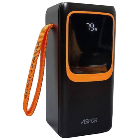 Портативная батарея (Power Bank) Aspor A350 Big Mac (22.5W/QC+PD) 50000mAh черный